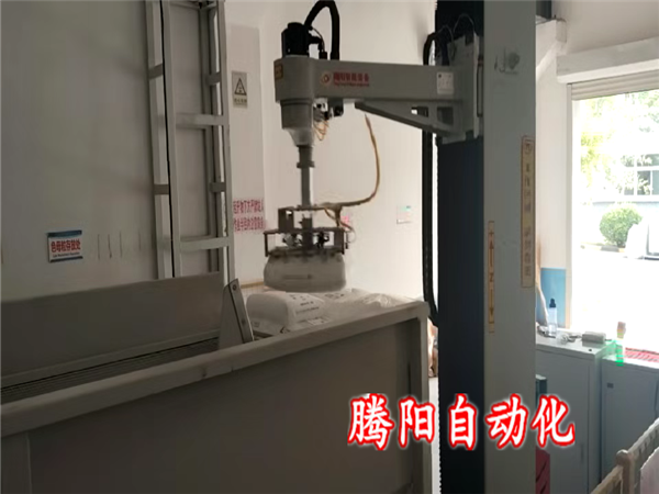 塑料顆粒立柱拆包機