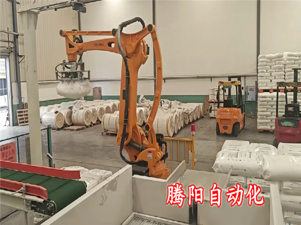 注塑原料拆包投料機器人